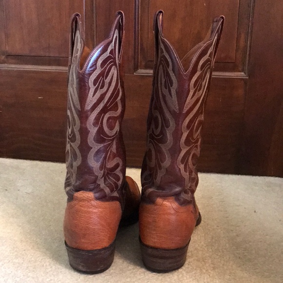 El Dorado Handmade Ostrich Cowboy Boots